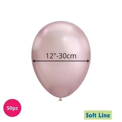 Palloncini Soft Line Cromati 12 pollici (30cm) Glicine 115, 50pz.