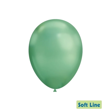 Palloncini Soft Line Cromati 12 pollici (30cm) Verde 121, 50pz.