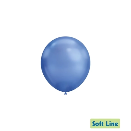 Palloncini Soft Line Cromati 5 pollici (13cm) Blu 120, 100pz.
