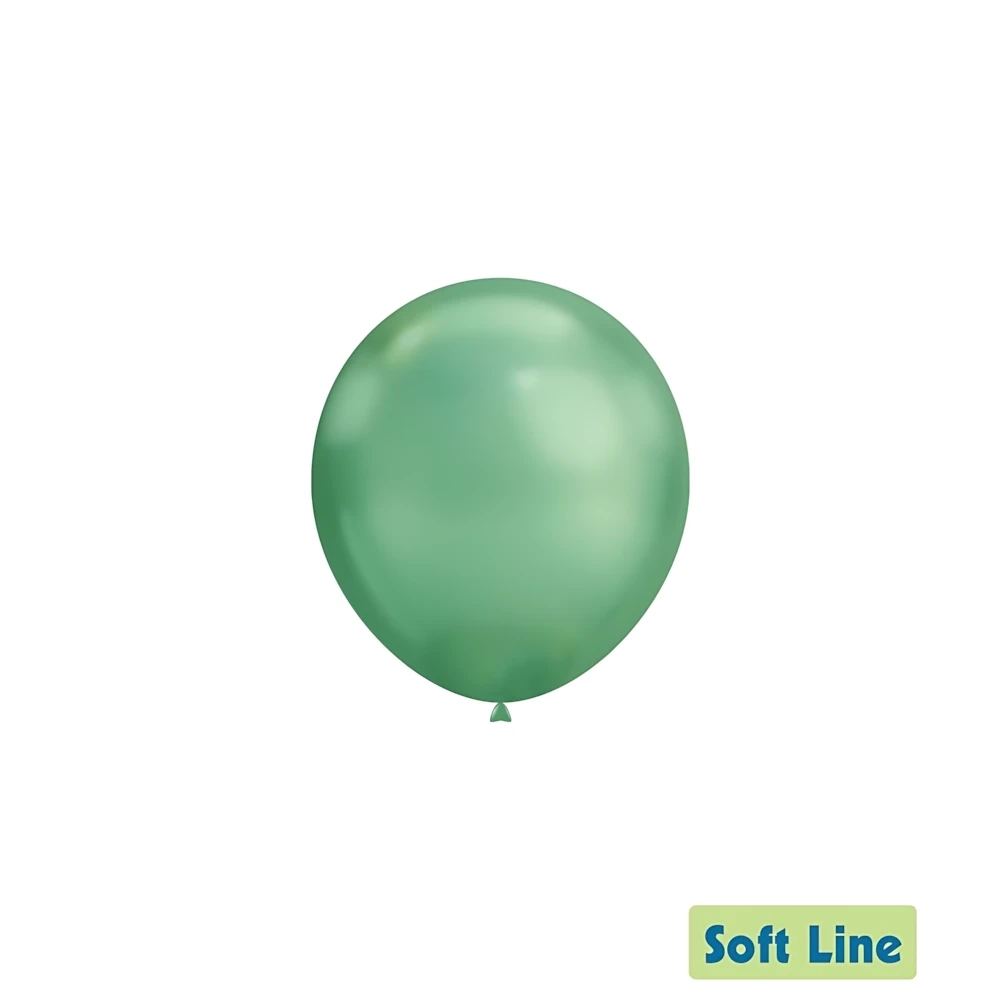 Palloncini Soft Line Cromati 5 pollici (13cm) Verde 121, 100pz.