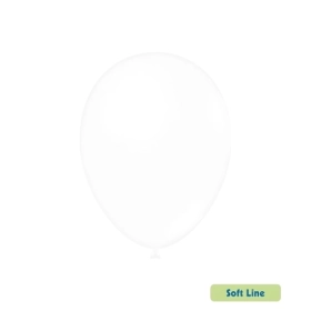 Palloncini Soft Line Pastello 12 pollici (30cm) Bianco 125, 50pz.
