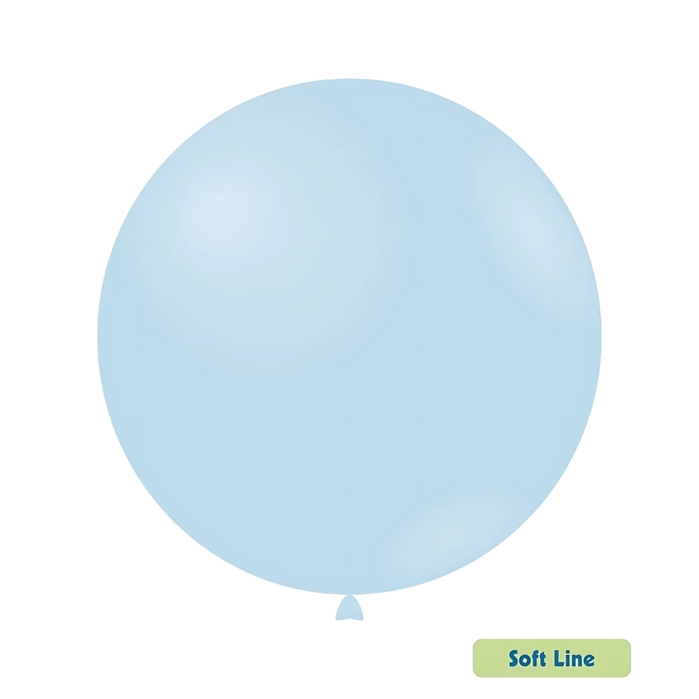 Palloncini Soft Line Pastello 36 pollici (91cm) Celeste Baby 127 , 5pz.