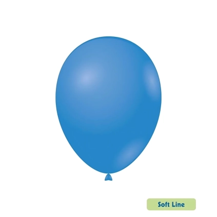 Palloncini Soft Line Pastello 12 pollici (30cm) Blu Royal 130, 50pz.