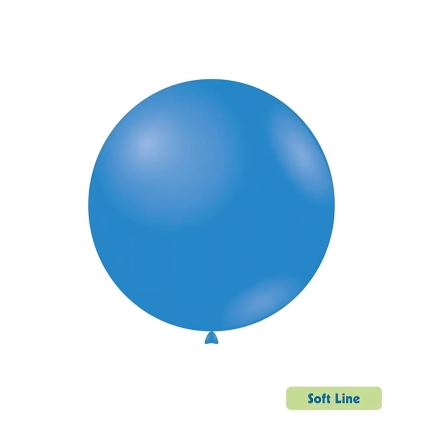 Palloncini Soft Line Pastello 18 pollici (46cm) Blu Royal 130, 20pz.