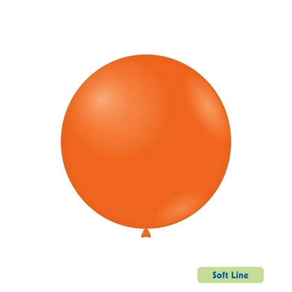 Palloncini Soft Line Pastello 18 pollici (46cm) Arancione 131, 20pz.