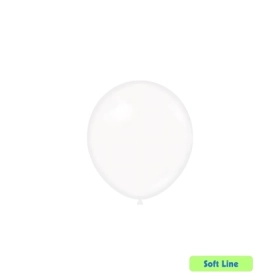 Palloncini Soft Line Pastello 5 pollici (13cm) Trasparente 136, 100pz.