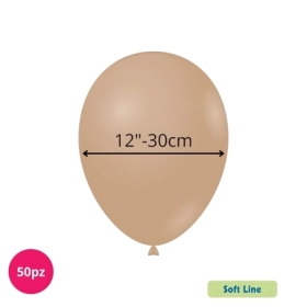 PallonciniSoft Line Pastello 12 pollici (30cm) Sabbia del Deserto 145, 50pz.