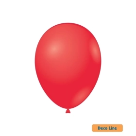 Palloncini Deco Line pastello 12" (30cm) Rosso Scarlatto 201, 50pz.