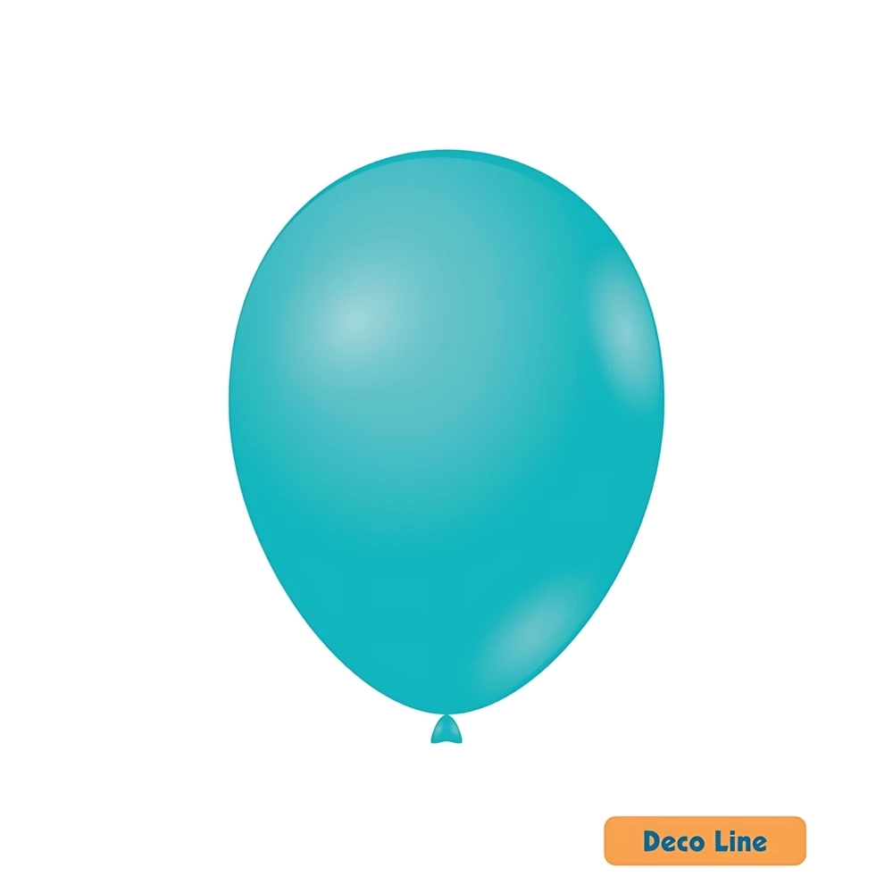 Palloncini Deco Line pastello 12" (30cm) Blu Tiffany 224, 50pz.