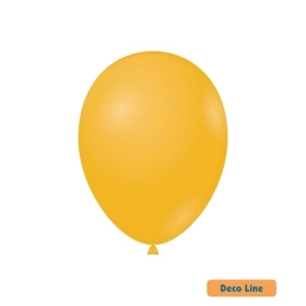 Palloncini Deco Line pastello 12" (30cm) Giallo Papaya 229, 50pz.