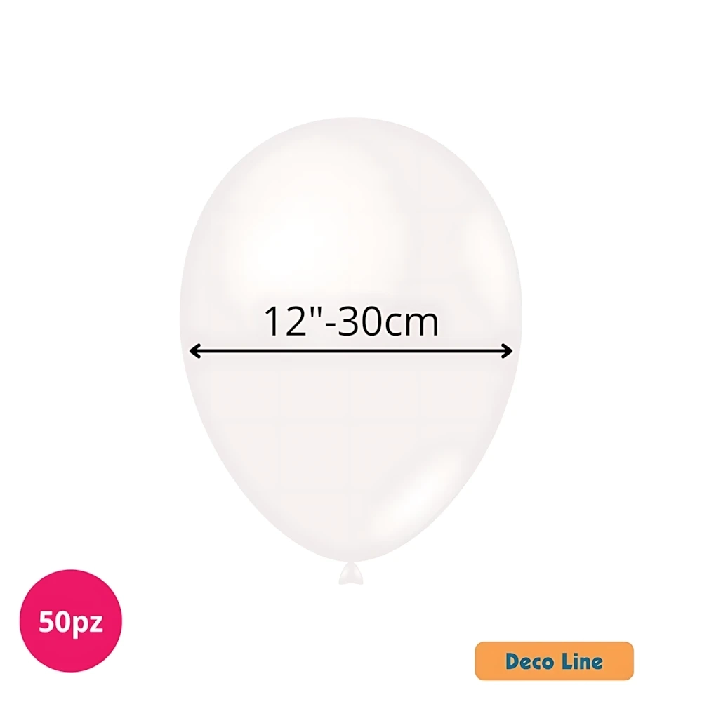 Palloncini Deco Line pastello 12" (30cm) Diamante 231, 50pz.