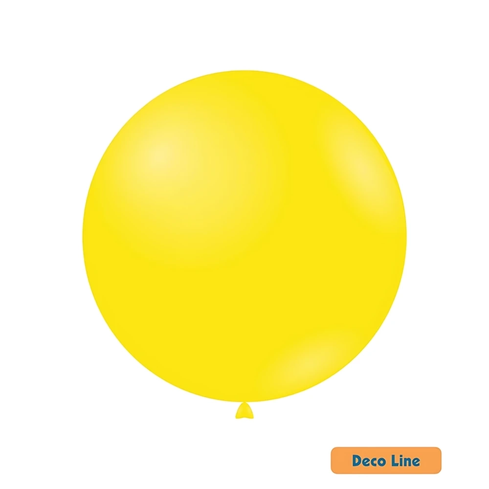 Palloncini Deco Line pastello 26" (66cm) Giallo Limone 203, 10pz.