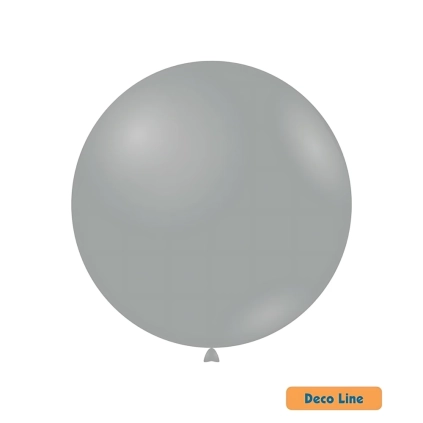 Palloncini Deco Line pastello 26" (66cm) Grigio Antracite 215, 10pz.