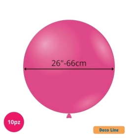 Palloncini Deco Line pastello 26" (66cm) Bubblegum 217, 10pz.