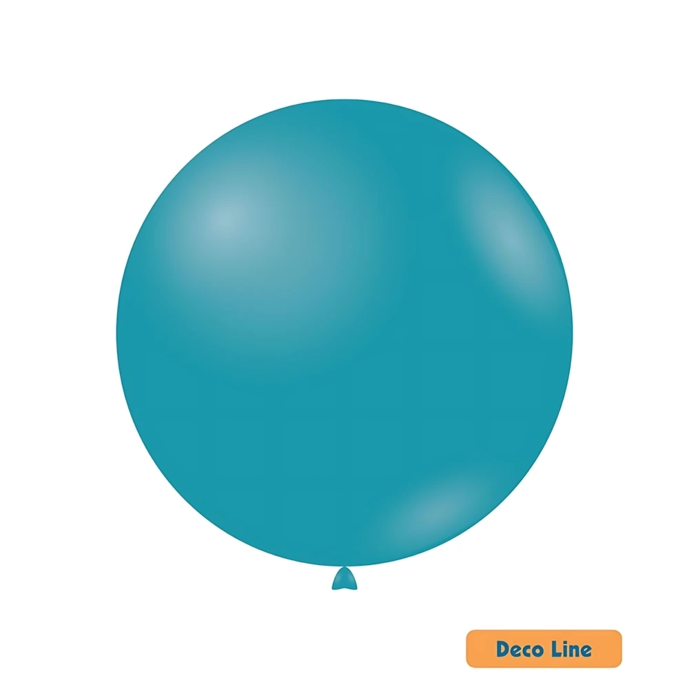 Palloncini Deco Line pastello 26" (66cm) Turchese 222, 10pz.
