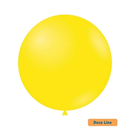 Palloncini Deco Line pastello 36" (91cm) Giallo Limone 203, 2pz.