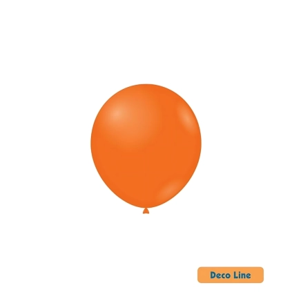 Palloncini Deco Line pastello 5" (13cm) Arancione Mandarino 202, 100pz.