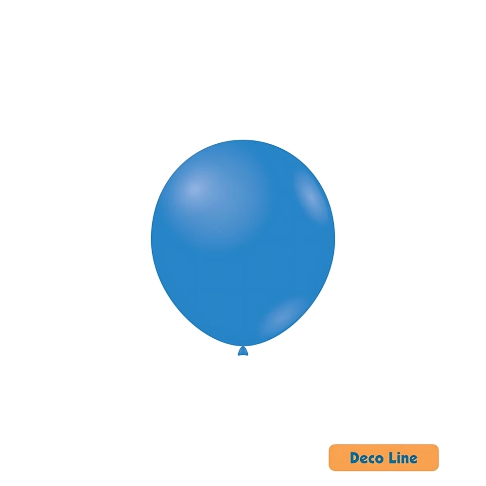 Palloncini Deco Line pastello 5" (13cm) Blu Cobalto 213, 100pz.