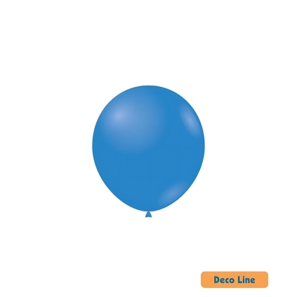 Palloncini Deco Line pastello 5" (13cm) Blu Cobalto 213, 100pz.