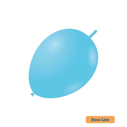 Palloncini link Deco Line pastello 11" (28cm) Azzurro Cielo 211, 50pz.