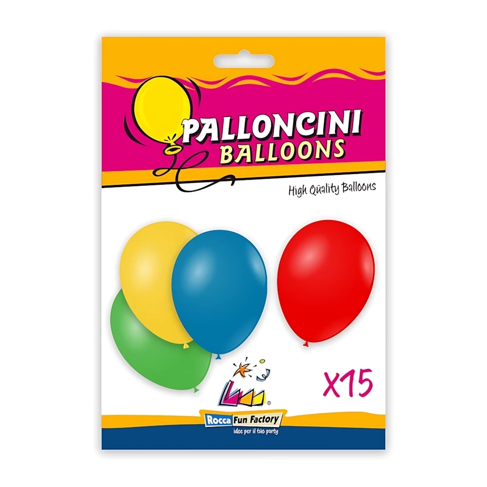 Palloncini classic line pastello 12" (30cm) assortiti, 15pz.
