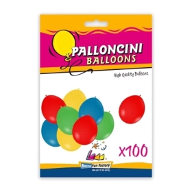 Palloncini bombe d'acqua classic line pastello 3" (8cm) assortiti, 100pz.
