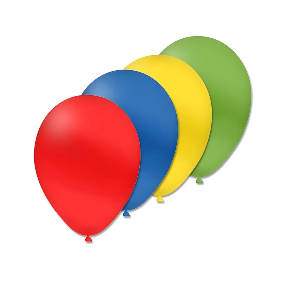 Palloncini classic line pastello 7" (18cm) assortiti, 100pz.