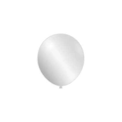 Palloncini classic line metallizzati 5" (13cm) bianco 62, 100pz.
