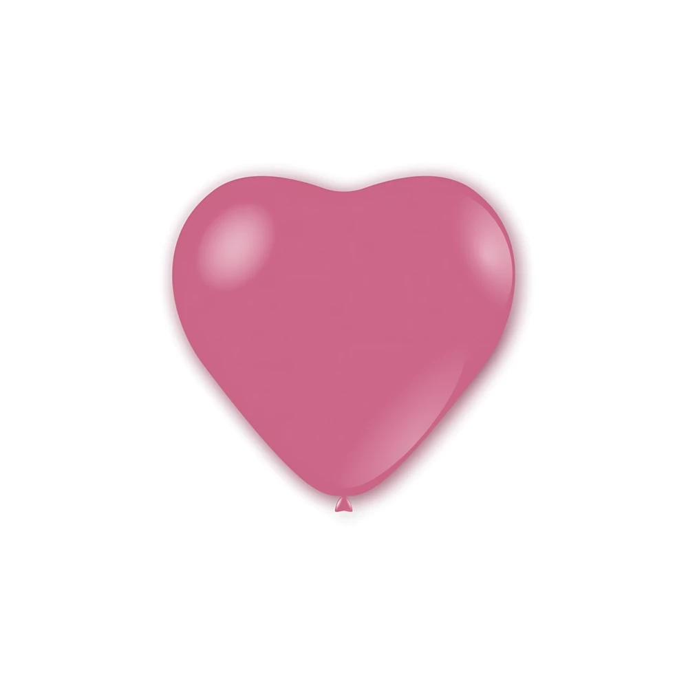 Palloncini cuore classic line pastello 11" (25cm) rosa 26, 100pz.