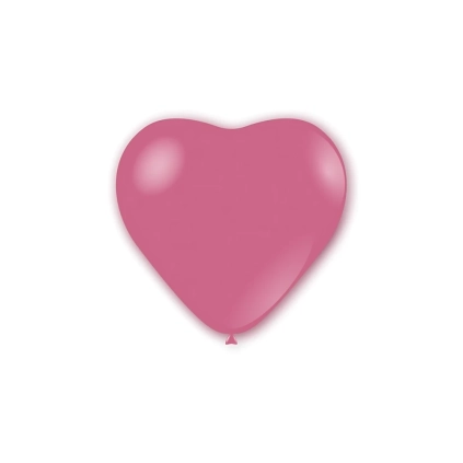 Palloncini cuore classic line pastello 11" (25cm) rosa 26, 100pz.