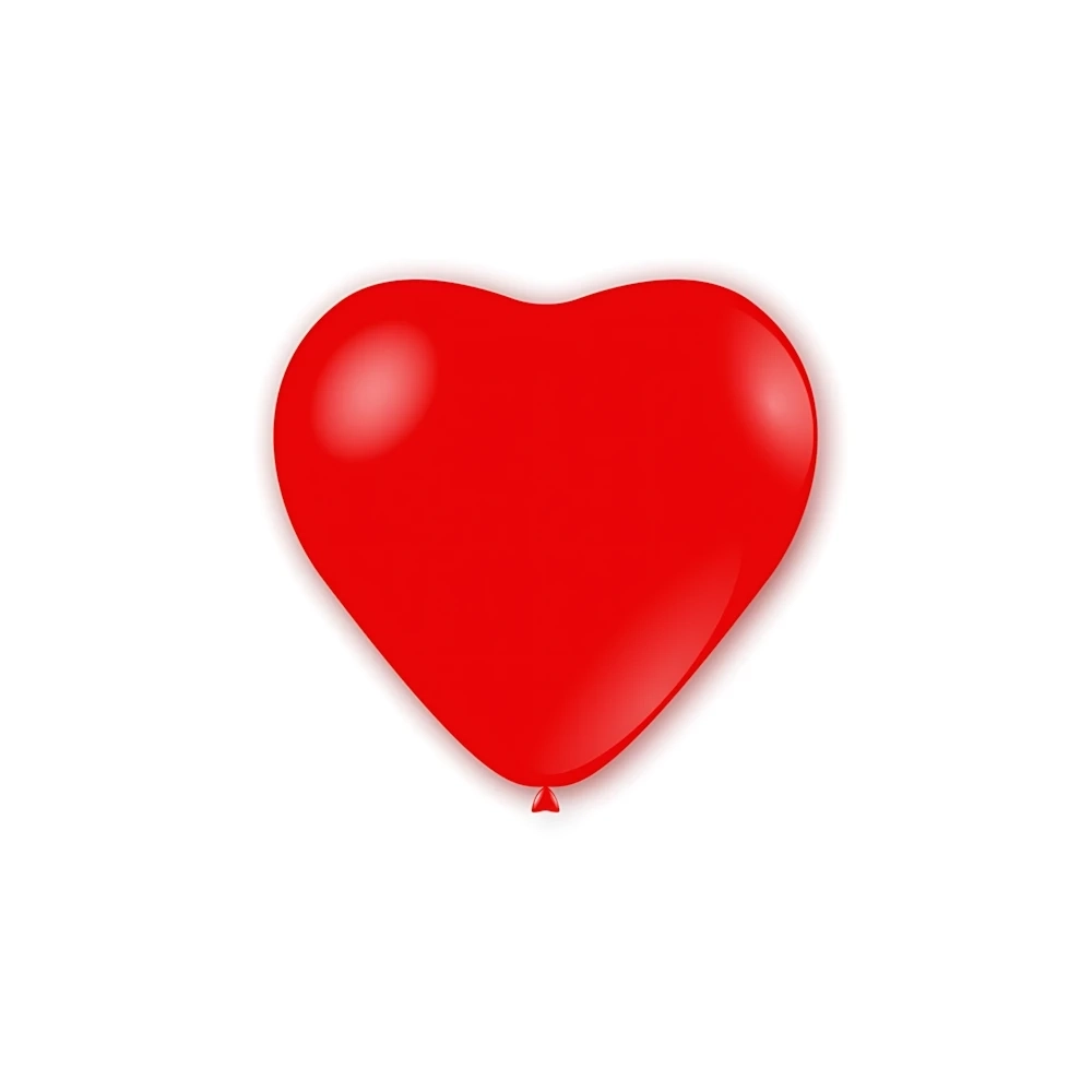 Palloncini cuore classic line pastello 11" (25cm) rosso 28, 100pz.