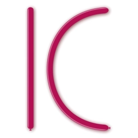 Palloncini modellabili D2 160 classic line pastello fucsia 07, 100pz.