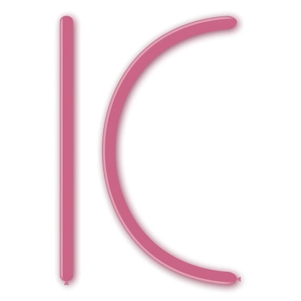 Palloncini modellabili D2 160 classic line pastello rosa 26, 100pz.