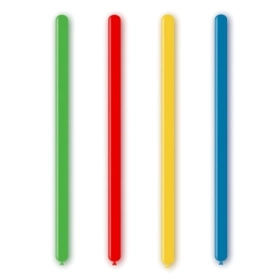 Palloncini modellabili D2 160 classic line pastello colori assortiti, 100pz.