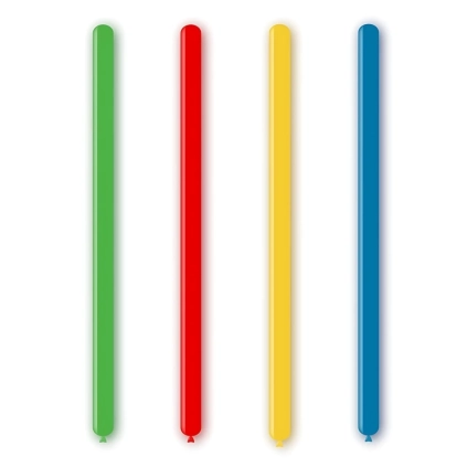 Palloncini modellabili D2 160 classic line pastello colori assortiti, 100pz.