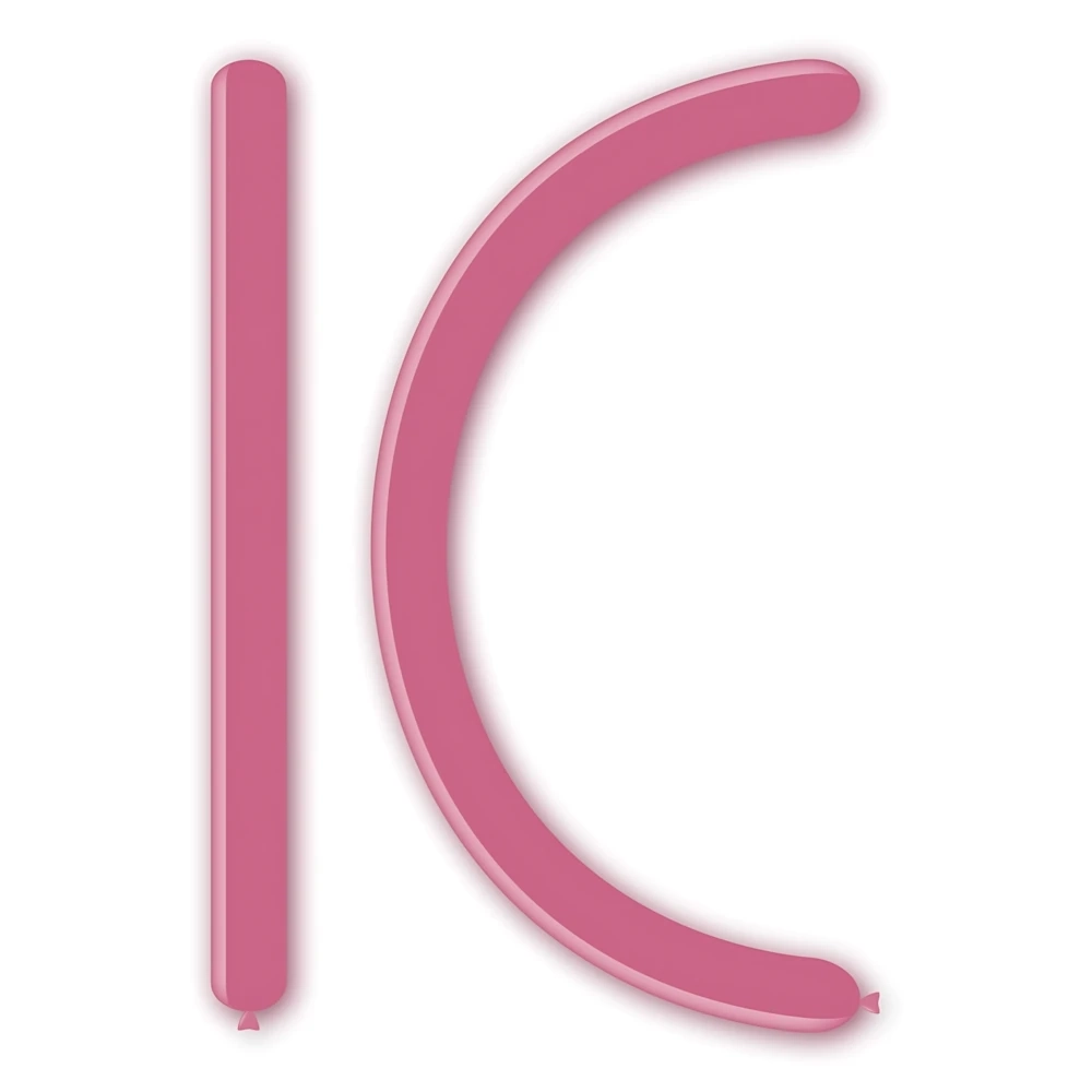 Palloncini modellabili D4 260 classic line pastello rosa 26, 100pz.