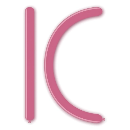 Palloncini modellabili D4 260 classic line pastello rosa 26, 100pz.