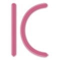 Palloncini modellabili D4 260 classic line pastello rosa 26, 100pz.