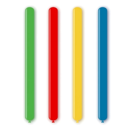 Palloncini modellabili D4 260 classic line pastello colori assortiti, 100pz.