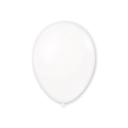Palloncini classic line pastello 12" (30cm) bianco 10, 100pz.