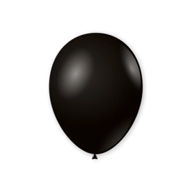 Palloncini classic line pastello 12" (30cm) nero 15, 100pz.