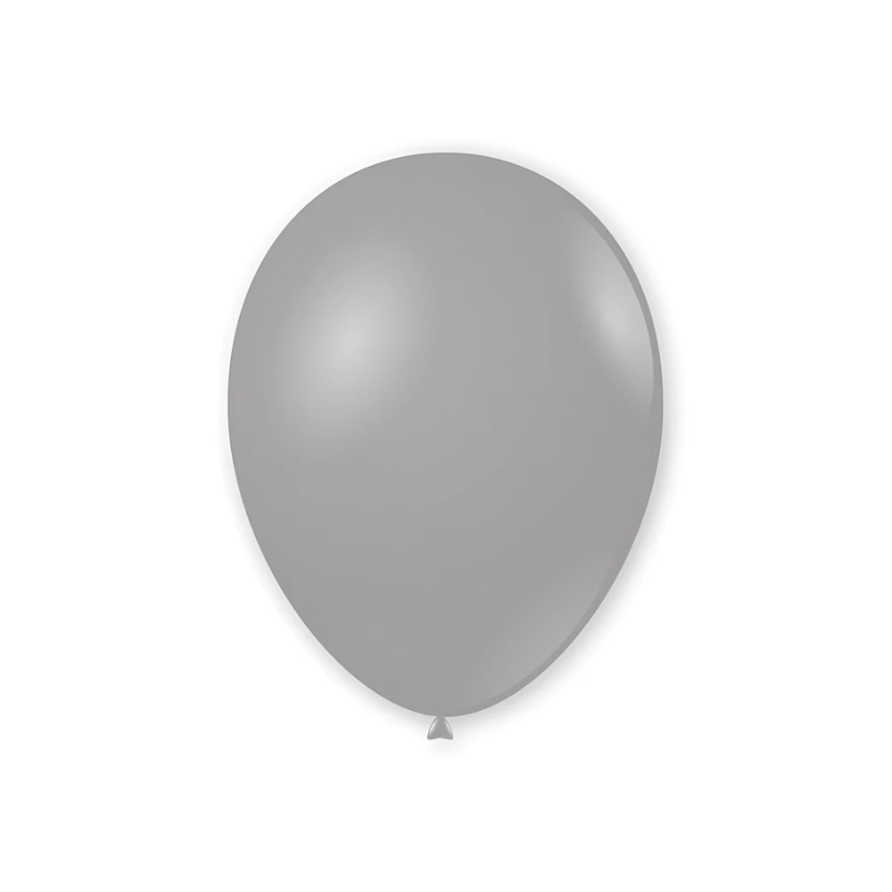 Palloncini classic line pastello 12" (30cm) grigio 17, 100pz.