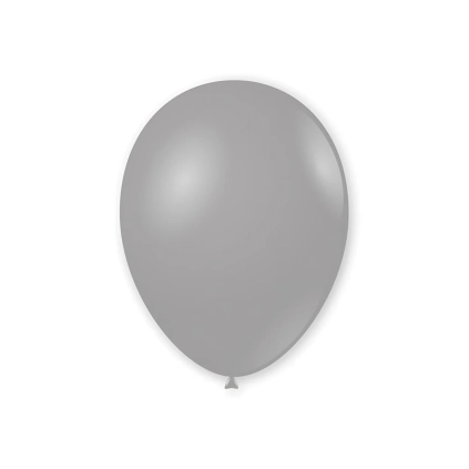 Palloncini classic line pastello 12" (30cm) grigio 17, 100pz.