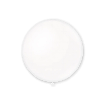 Palloncini classic line pastello 19" (48cm) bianco 10, 50pz.