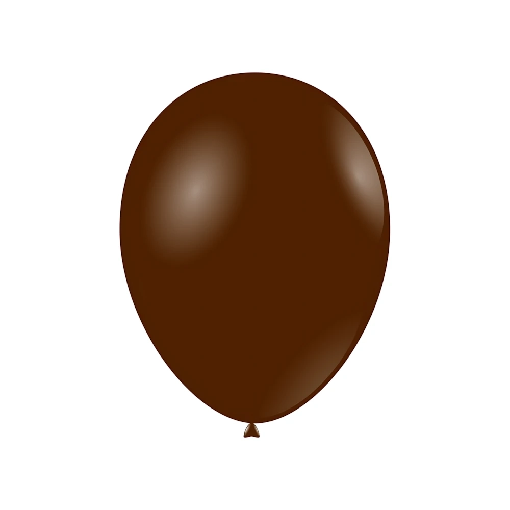 Palloncini classic line pastello 15" (38cm) marrone 31, 50pz.