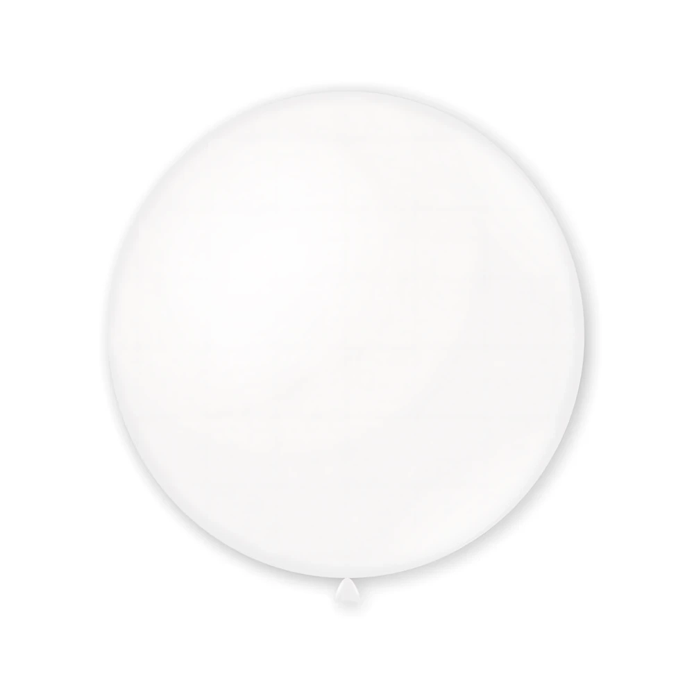 Palloncini classic line pastello 33" (86cm) bianco 10, 1pz.