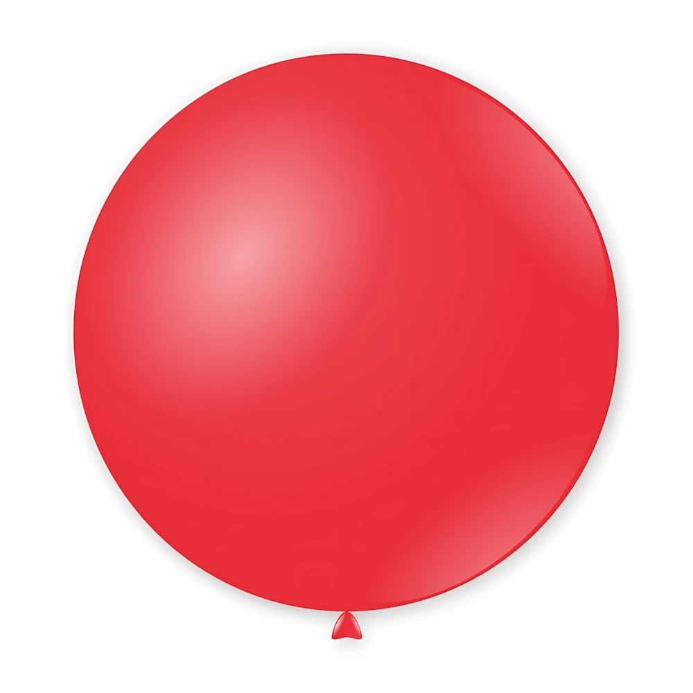 Palloncini classic line pastello 54" (133cm) rosso 19, 1pz.