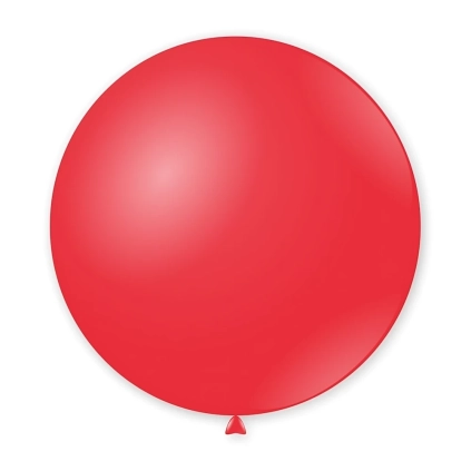 Palloncini classic line pastello 54" (133cm) rosso 19, 1pz.