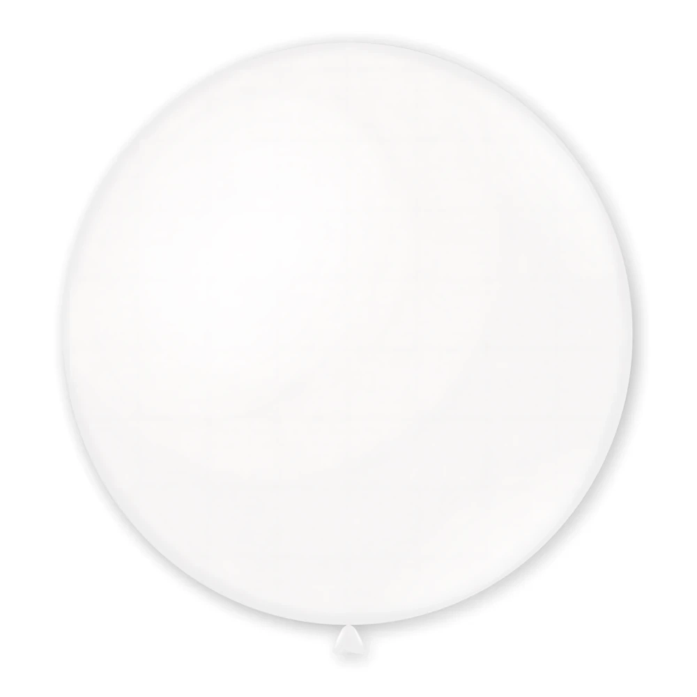 Palloncini classic line pastello 60" (159cm) bianco 10, 1pz.