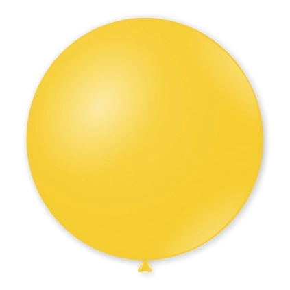 Palloncini classic line pastello 60" (159cm) giallo 11, 1pz.